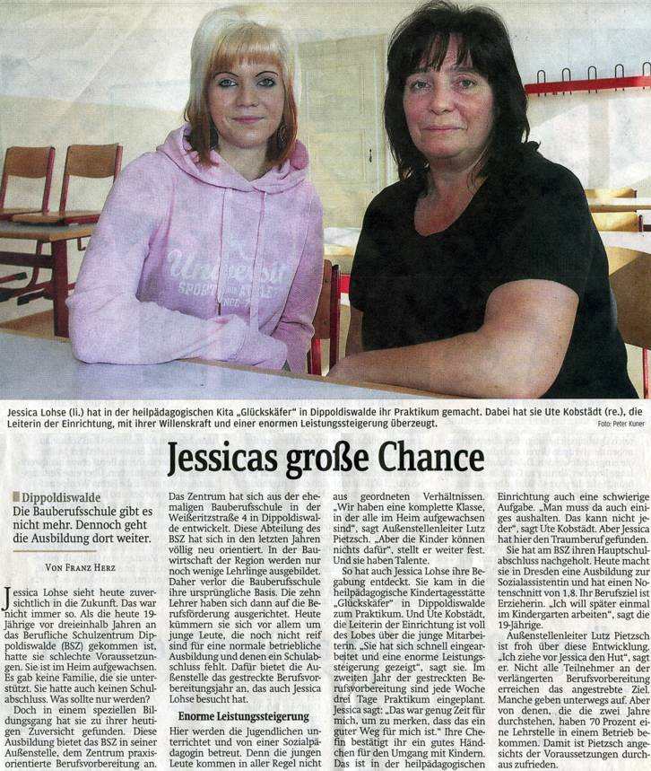 Jessicas große Chance